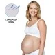 Σουτιέν εγκυμοσύνης και θηλασμού Keep Cool Breathable, μέγεθος L, λευκό