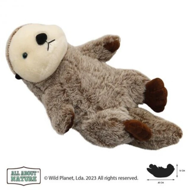 Λούτρινο παιχνίδι, Sea Otter 40cm. Άγριος Πλανήτης