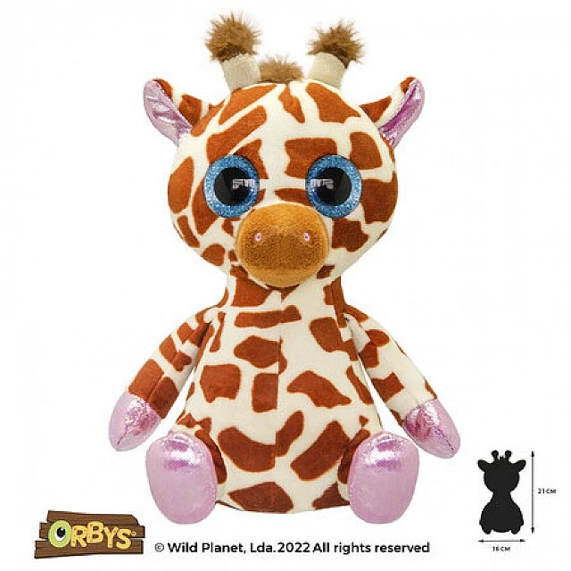 Λούτρινο παιχνίδι, Baby giraffe 21cm Wild Planet