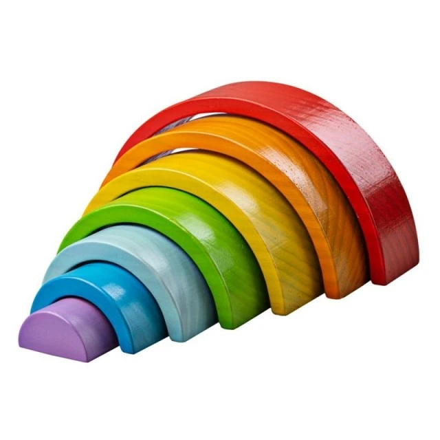 Ξύλινο παιχνίδι διαλογής - Rainbow - Small