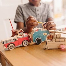 Δημιουργικό σετ με ξύλινα ειδώλια - Paw Patrol