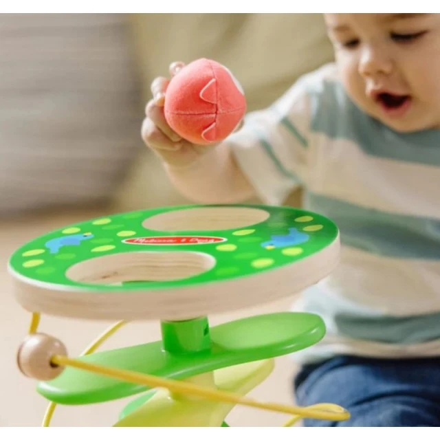 Melissa & Doug - Διασκεδαστική σπείρα με λούτρινα στρογγυλά παιχνίδια - Πέφτον δέντρο