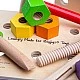 Bigjigs - Ξύλινο παιδικό τραπέζι εργασίας για παιχνίδι με παιδικά εργαλεία