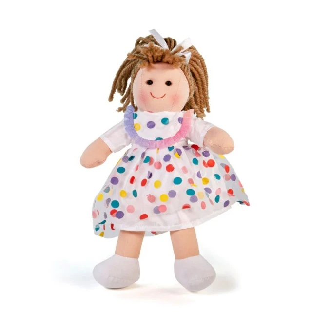 Bigjigs - Παιδική μαλακή κούκλα Phoebe - 25 cm.