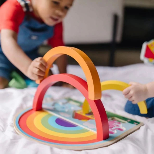 Ξύλινο παζλ - Rainbow - Melissa & Doug