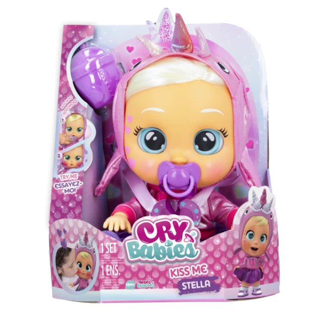 CRYBABIES KISS ME STELLA - Κούκλα με δάκρυα για Φιλιά