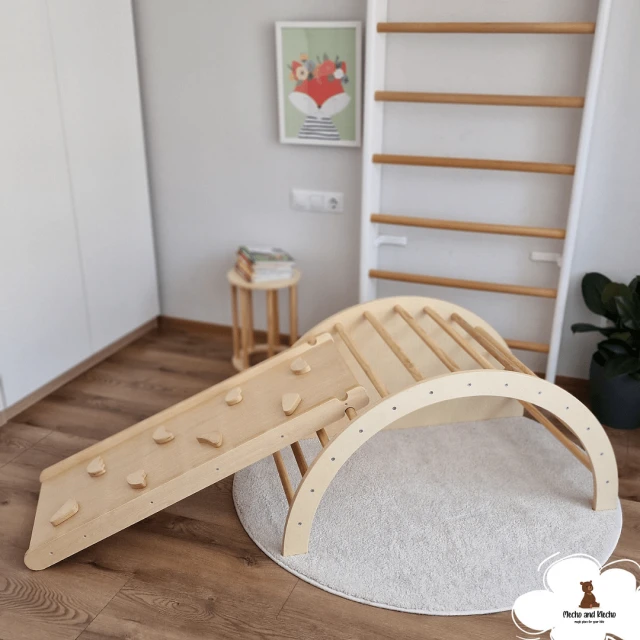 Αψίδα αναρρίχησης και κούνια 8σε1 Montessori