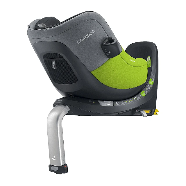 Κάθισμα αυτοκινήτου Swandoo Marie5 i-Size 360° (0-18 kg.) 129 € + τέντα και προστατευτικό καθίσματος Χρώμα Lime &amp; Sesame Grey