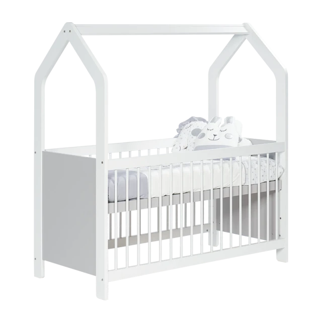 Ρυθμιζόμενη βρεφική κούνια WHITE HOUSE 70 x 140