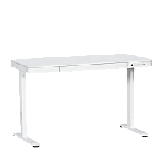 Εργονομικό ρυθμιζόμενο γραφείο Carmen CR-118 E - 140 cm - λευκό