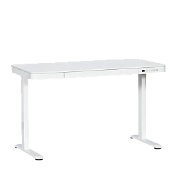 Εργονομικό ρυθμιζόμενο γραφείο Carmen CR-118 E - 140 cm - λευκό