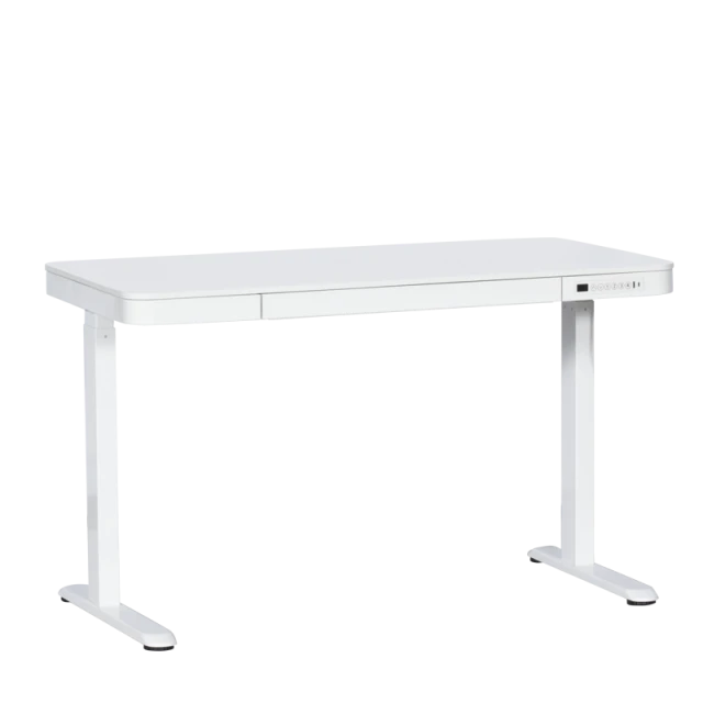 Εργονομικό ρυθμιζόμενο γραφείο Carmen CR-118 E - 140 cm - λευκό