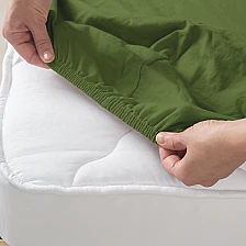 Σεντόνι με λάστιχο 120 x 200 - πράσινο