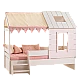 Παιδικό κρεβάτι-σπίτι PINK HOUSE - 90 x 200