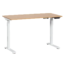 Εργονομικό γραφείο με ρυθμιζόμενο ύψος Carmen CR-119 - λευκό οξιά