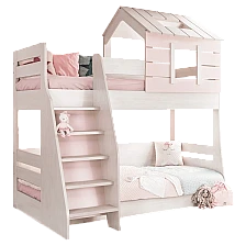 Κουκέτα για παιδιά PINK HOUSE - αριστερά