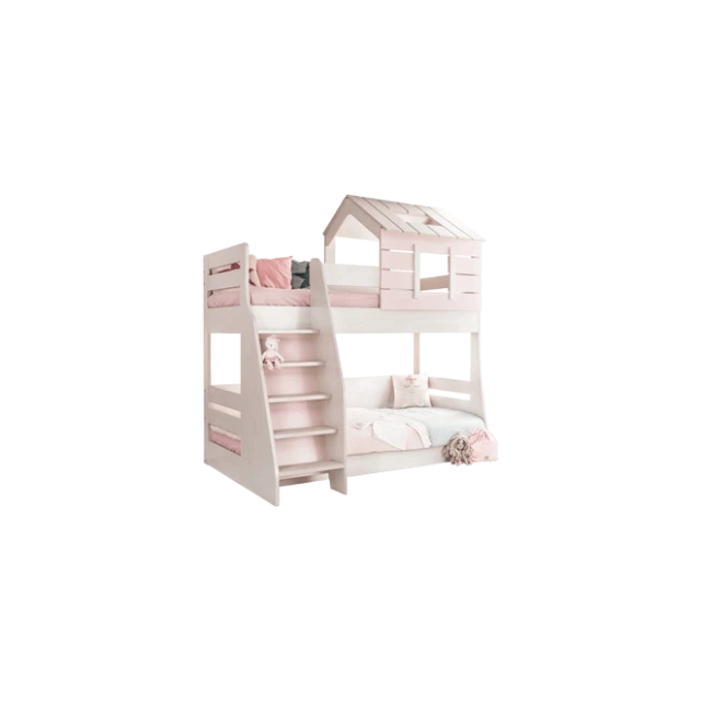Κουκέτα για παιδιά PINK HOUSE - αριστερά
