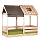 Μοντεσσοριανό σπίτι κρεβάτι MY HOUSE 100 x 200