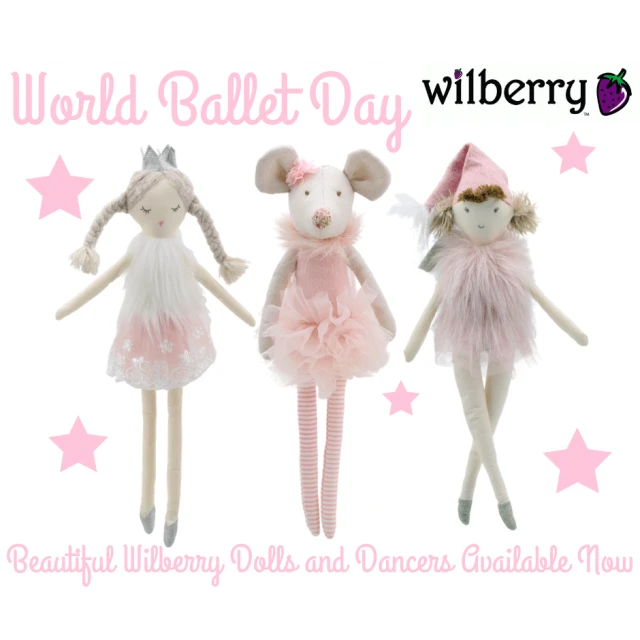 Κούκλα Wilberry Rag Bella σε λευκό χρώμα 58 cm.