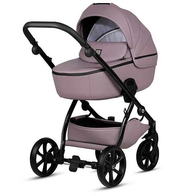 Tutis UNO 5+ Δερμάτινο καρότσι μωρού 2in1 035 Mauve