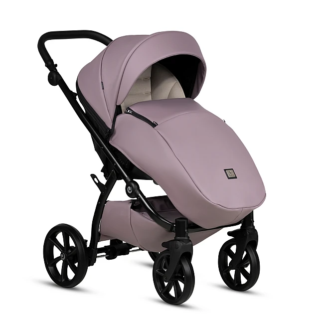 Tutis UNO 5+ Δερμάτινο καρότσι μωρού 2in1 035 Mauve