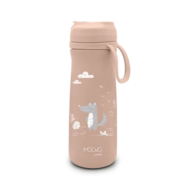 4441 Nuvita θερμός με καλαμάκι 500 ml Αγγλικό τριαντάφυλλο
