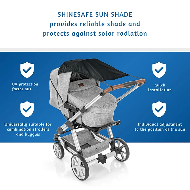 84291 Κάλυμμα καροτσιού Reer ShineSafe, μαύρο