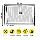 Τερματικό ποδοσφαιρικό τέρμα Dunlop 300x200x120