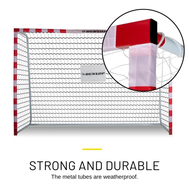 Τερματικό ποδοσφαιρικό τέρμα Dunlop 300x200x110 εκ.