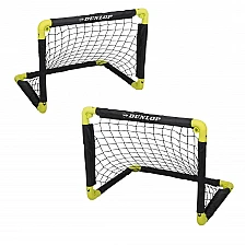 Dunlop 2 τεμάχια πτυσσόμενα τέρματα ποδοσφαίρου 55x44x44 εκ.