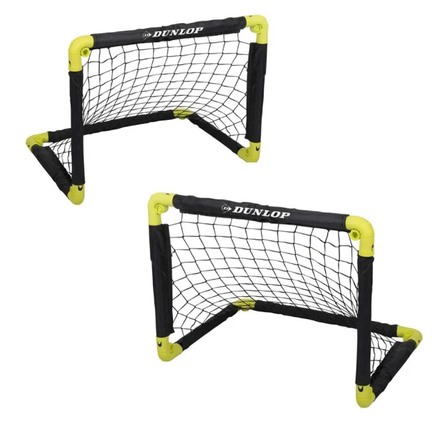 Dunlop 2 τεμάχια πτυσσόμενα τέρματα ποδοσφαίρου 55x44x44 εκ.