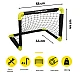 Dunlop 2 τεμάχια πτυσσόμενα τέρματα ποδοσφαίρου 55x44x44 εκ.