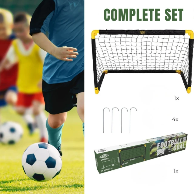 Πτυσσόμενο τέρμα ποδοσφαίρου Umbro 90x59x61 εκ.