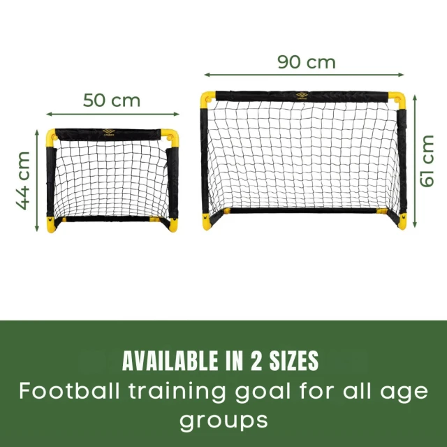 Πτυσσόμενο τέρμα ποδοσφαίρου Umbro 90x59x61 εκ.