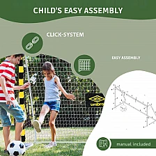 Τερματικό ποδοσφαιρικό τέρμα Umbro 300x200x110 εκ.