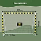 Τερματικό ποδοσφαιρικό τέρμα Umbro 300x200x110 εκ.