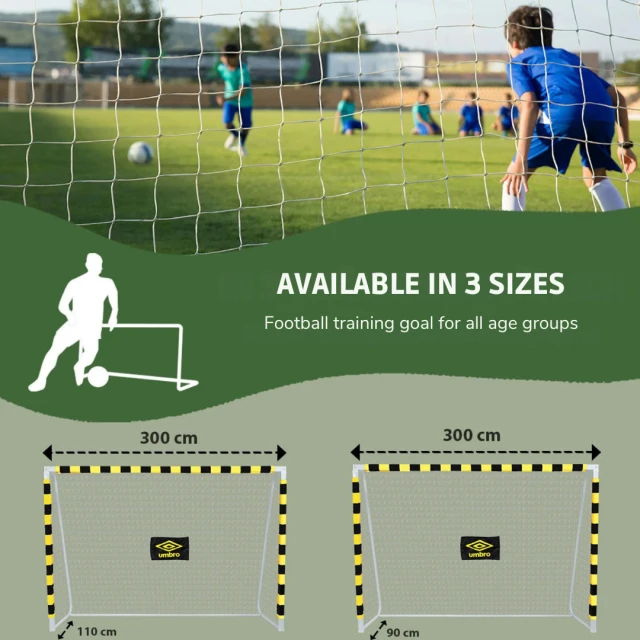 Τερματικό ποδοσφαιρικό τέρμα Umbro 300x200x110 εκ.
