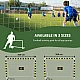 Τερματικό ποδοσφαιρικό τέρμα Umbro 300x200x110 εκ.