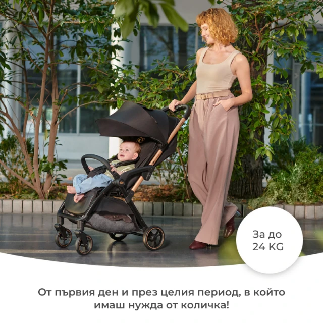 Καρότσι μωρού Kinderkraft APINO HAPPY SHAPES