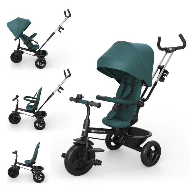 KinderKraft ASTON 2 PLUS τρίκυκλο GREEN