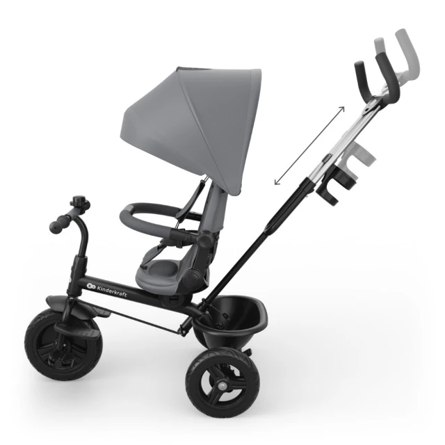 KinderKraft ASTON 2 PLUS τρίκυκλο GREY