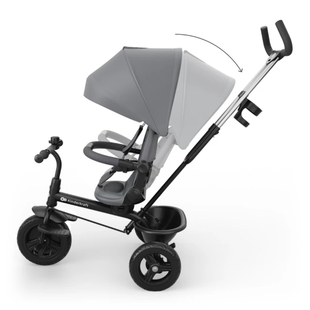 KinderKraft ASTON 2 PLUS τρίκυκλο GREY