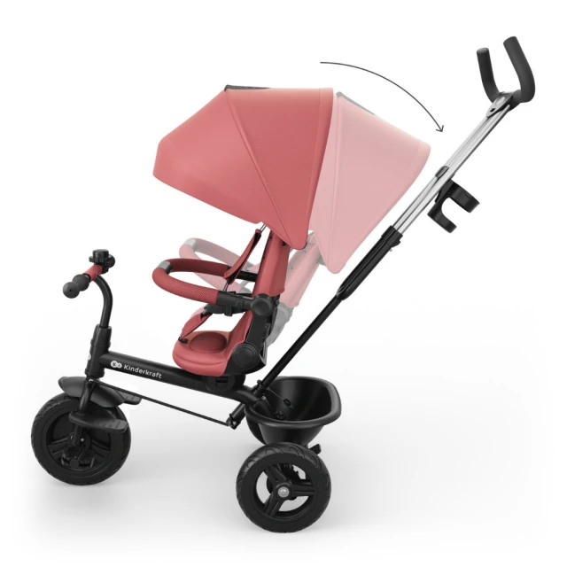 KinderKraft ASTON 2 PLUS τρίκυκλο PINK