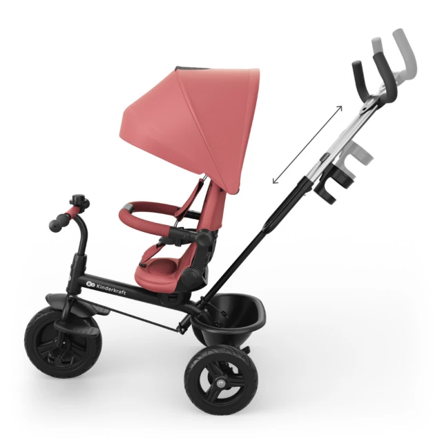 KinderKraft ASTON 2 PLUS τρίκυκλο PINK