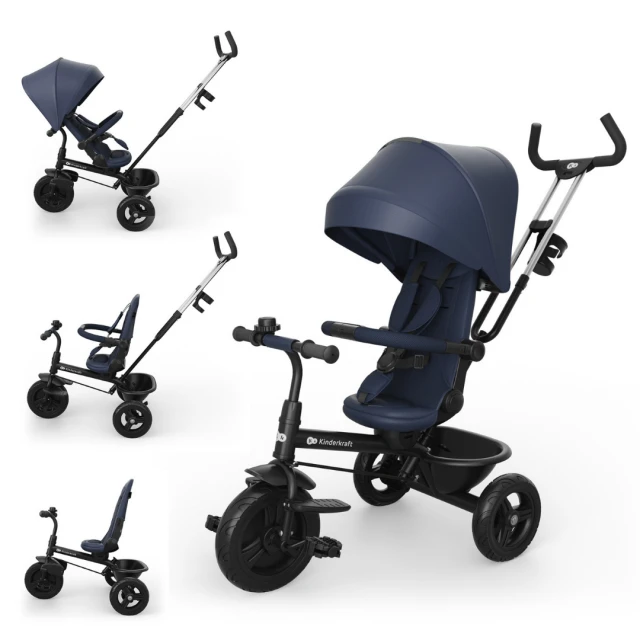 KinderKraft ASTON 2 PLUS τρίκυκλο BLUE