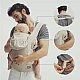 Εργονομικό σακίδιο πλάτης Kinderkraft CARRYBEE ΜΠΕΖ