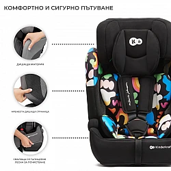 Κάθισμα αυτοκινήτου Kinderkraft COMFORT UP i-Size HAPPY SHAPES