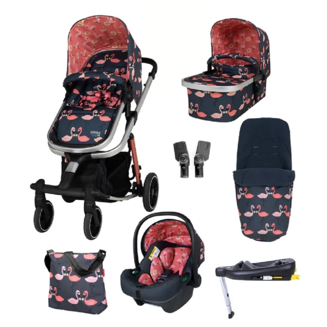 Cosatto CT5385 GIGGLE TRAIL 3in1 PRETTY FLAMINGO καρότσι+ΒΑΣΗ+ΤΣΑΝΤΑ ΚΑΙ ΤΣΑΚΙ