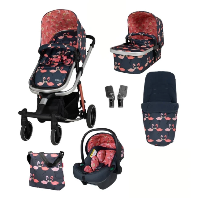 Cosatto CT5527 GIGGLE TRAIL 3in1 PRETTY FLAMINGO καροτσάκι+τσάντα και σάκος