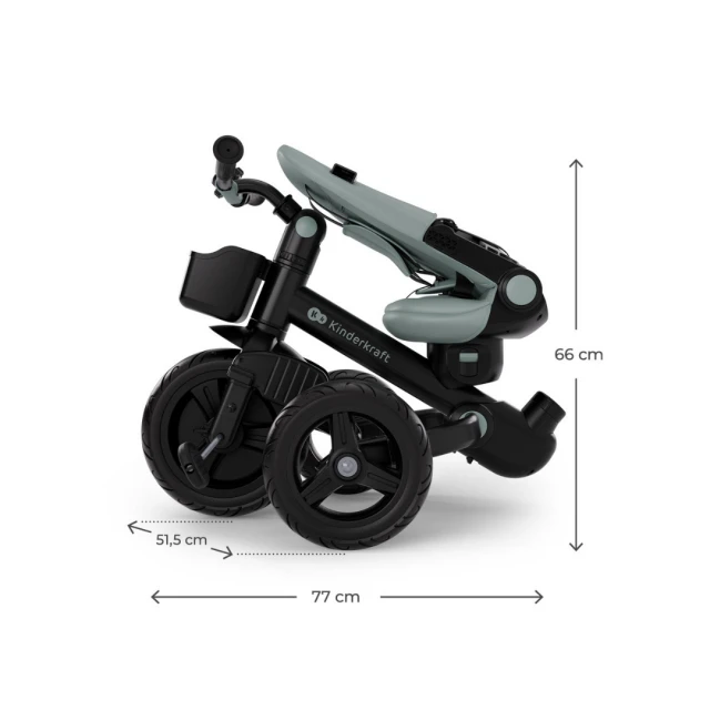 Τρίκυκλο Kinderkraft AVEO 2 Plus ΠΡΑΣΙΝΟ